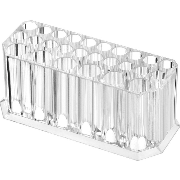 Hblife Clear Acrylic Makeup Eyeliner Lip Liner Holder Organizer 26 Slots - Picture 2 of 7
